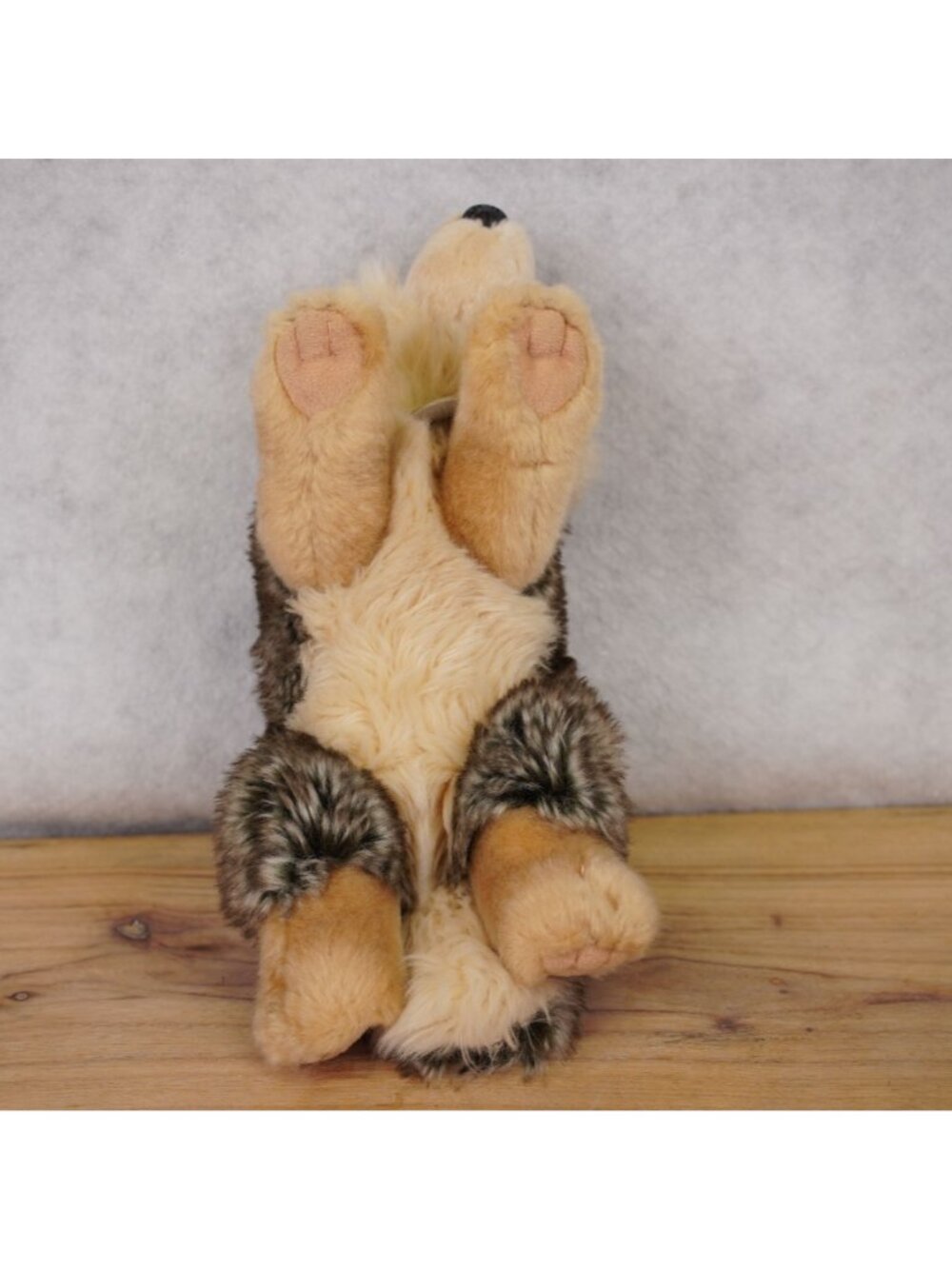 Aurora Miyoni Wolf Plush Stuffed Animal Gray Brown Wild Dog Cute Soft Cuddly 12" - Picture 6 of 12